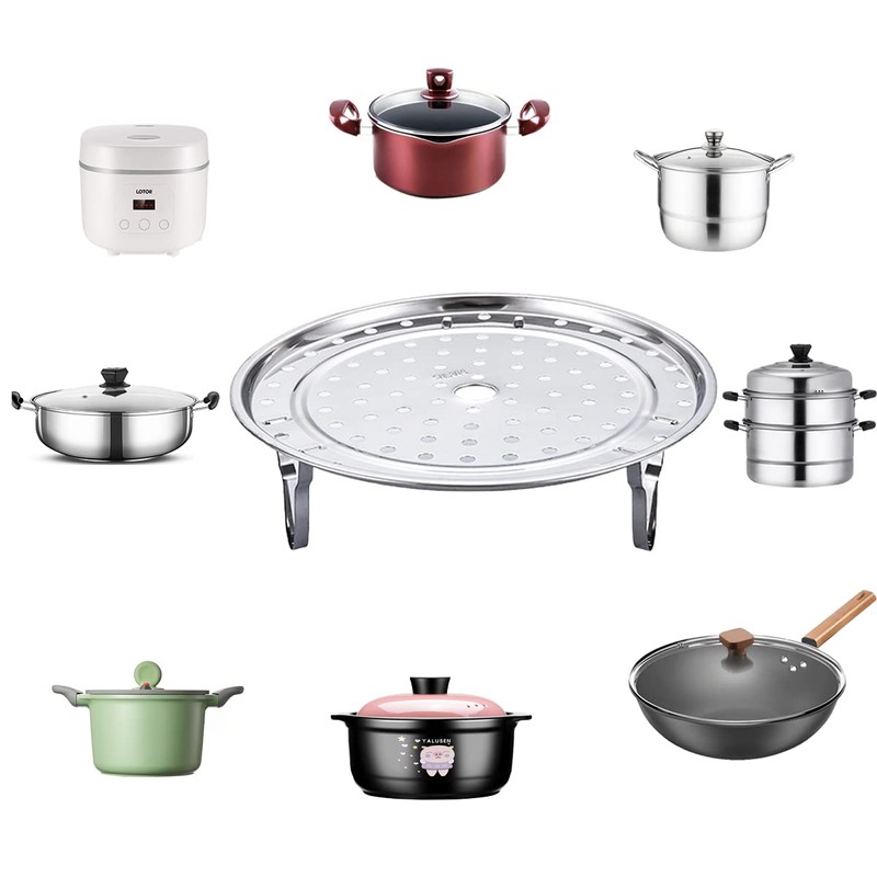 Steam Rack, 1 Pack 7.9" / 20cm 304 Stainless Steel