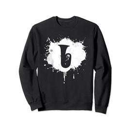 Tuba Drawing Orchestra Musical Instrument Sweatshirt