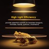 Briignite G9 Heat Lamp Bulbs for Reptile, Mini Reptile Light,