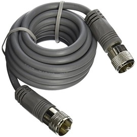 RoadPro RP-8X9 Gray 9' CB Antenna Coax Cable with PL-259 Connectors