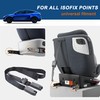 HOZHEM Car ISOFIX Mount Bracket Child Safety Seat Mount Bracket
