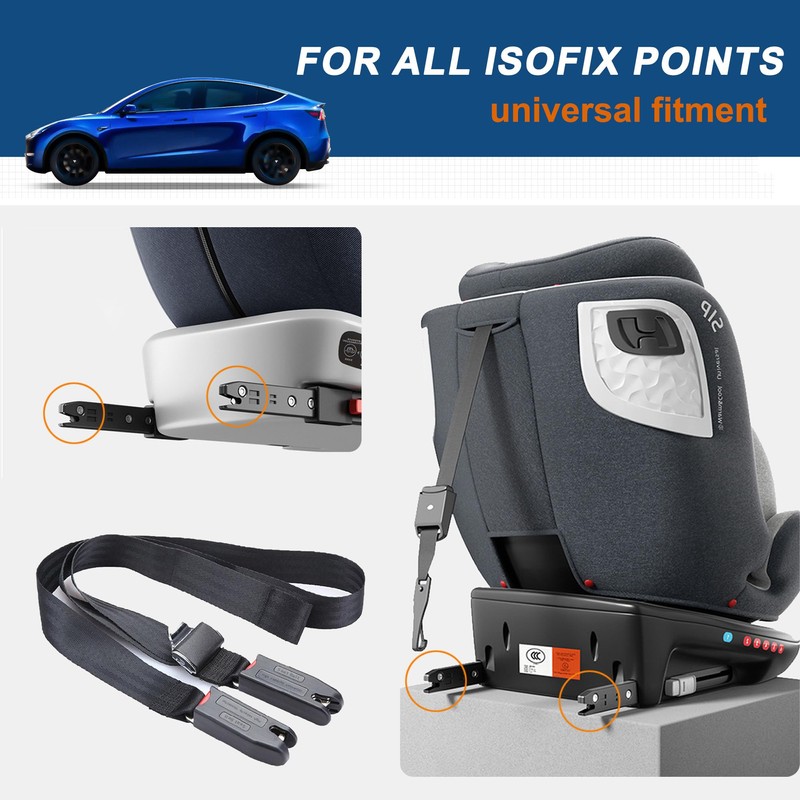 HOZHEM Car ISOFIX Mount Bracket Child Safety Seat Mount Bracket
