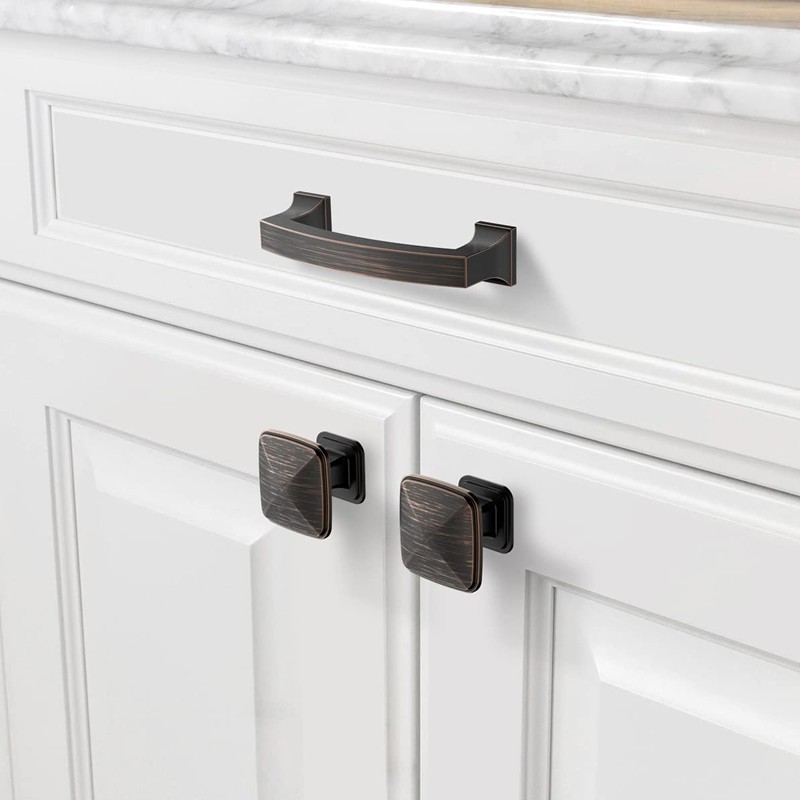 Asidrama 10 Pack Oil Rubbed Bronze Kitchen Cabinet Knobs Dresser
