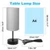 Unicozin Small Table Lamp, 7 RGB & 3 CCT 3000K/4500K/6500K,