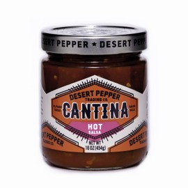 Desert Pepper Trading Company Cantina Salsa, Hot Red, 16-Ounce