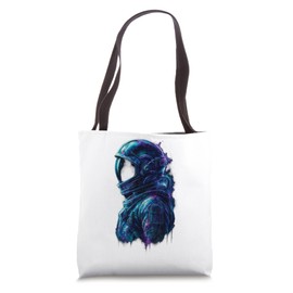 Retro Astronaut Space Galaxy Vintage Sci-Fi Tee Tote Bag