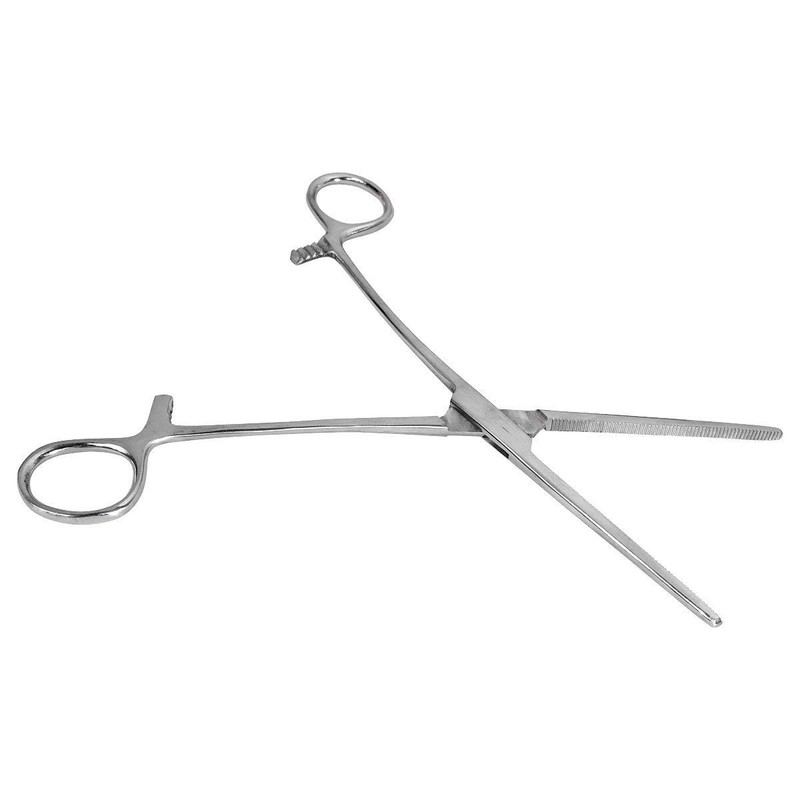 HTS 161S2 2 Pc 8" Locking Straight & Curved Hemostat