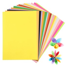 200 Sheets of A4 Coloured Paper, 20 Colours A4 Copy Paper, 80gsm Coloured Origami Paper, Colourful Coloured Paper Craft Paper for Children Crafts DIY Arts Crafts