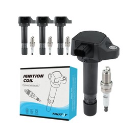 TAUTOY Set of 4 UF582 Ignition Coil Pack & Iridium Spark Plug (1.8L Only) For Honda Civic 2006 2007 2008 2009 2010 2011, Replace # GN10324 DQ50132 C1580 610-50104 5C1637 30520RNAA01