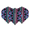 RED DRAGON Hardcore Radical Pink, Blue & Black Geometric Dart