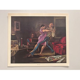 Ernie Barnes Annniversary print 18.5 x 22 in.