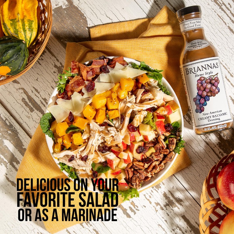 BRIANNAS - Home Style New American Creamy Balsamic Dressing –