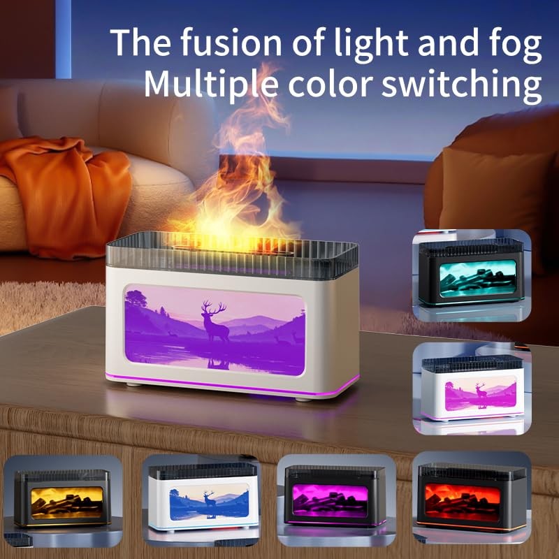 Essential Oils Diffuser, 200ml Ultrasonic Aroma Diffusers with Cool Mist,