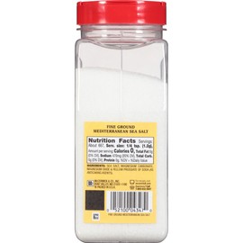 McCormick Fine Ground Mediterranean Sea Salt, 28.25 oz