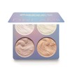 4 Colours Baked Powder Highlighter n Bronzing Palette + LyDia®