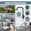 Aolemi Black Cold Only Water Kitchen Faucet Commercial Bar Tap