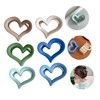 FOMIYES 24pcs Fashionable Heart Claw Clips for Women Non-slip Hair