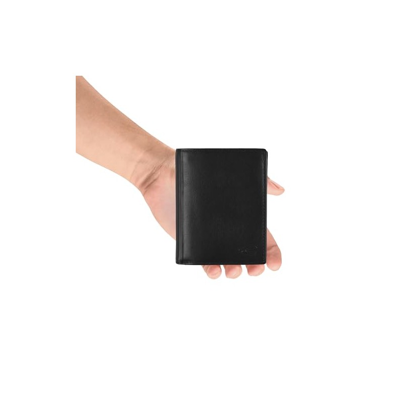 camel active Mens Cliff Travel Accessory Wallet - Black, black