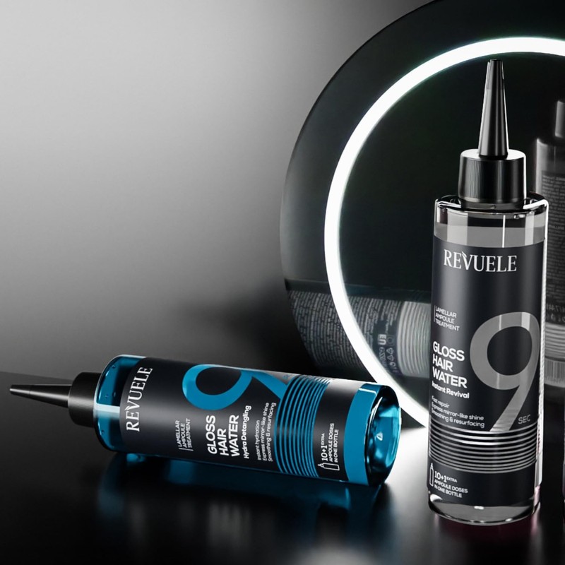 Revuele Gloss Hair Water, Hydra Detangling, Instant Hydration for Long,