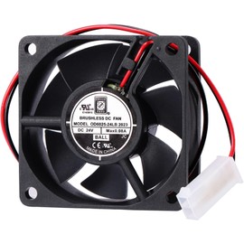 004551-000 Refrigerator Fan Motor Replace OD6025-24LB PE050226 PE950185 V12075003, 12075003, 000730-000, 000731-000, 000732-000 fit for Viking Refrigerator DC24V 0.08A