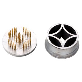 Hanakatsu Cloisonne Fuji Shaped with Kenzan Mountain, Single Wheel, Brass 418