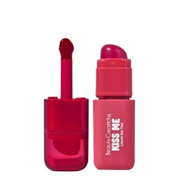 Beauty Creations - Kiss Me Liquid Gel Tint - Tinte de Labios en Gel, Acabado Semi Mate, Color Duradero, Difuminador Integrado (Red Crush)