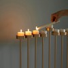 Modern Design Hanukkah Menorah Exceptional presentational Piece, 9 Branch Tea