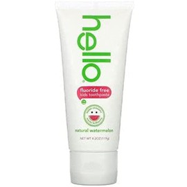 Hello Fluoride Free Natural Watermelon Toothpaste (Pack of 4)4