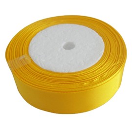 25 Yards / 23Meters Of Satin Ribbon 12mm In Multiple Colours Satin Ribbon Tying Gift Ribbon Wedding Trimming Crafts Apron Deco. Many Colours BUY ANY 3 Colours & GET 1 FREE (Yellow)