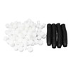 100PCS Net Cups with 100PCS Sponges Plastic Breathable Bottomless Garden