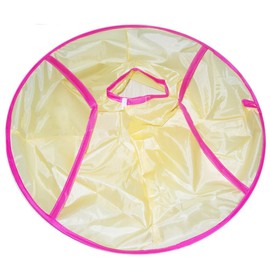 Giyomi Barb Cloak for Baby Barber Cloak for Kids Hair Cutting Cape Foldable 4 Colors (Yellow)