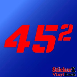 StickerX TRUMP 45th PRESIDENT SECOND TERM 2024 DIE CUT STICKER DECAL BUMPER STICKER MAGA