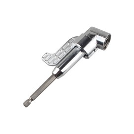 HALJIA 105 Degree 1/4inch Hex Drill Socket Right Angle Driver Drilling with Extension Shank