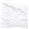 J-pinno Boys Girls Crib Toddler White Comforter Down Alternative Quilt Fluffy Duvet Insert for Spring Autumn Machine Washable (47" X 59", White 2.25 Pound)