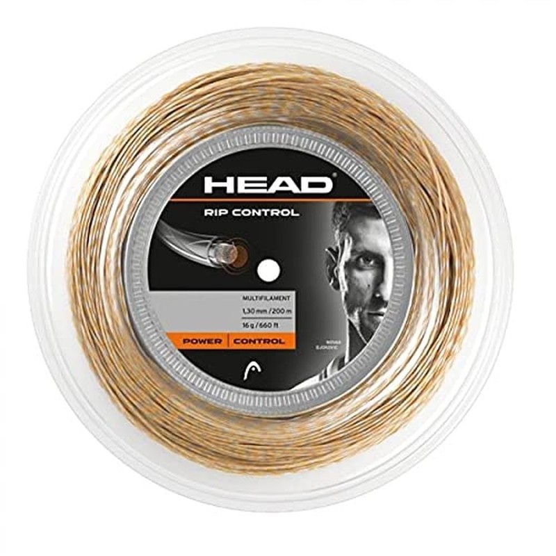 HEAD Unisex's Rollo Rip Control Reel 03/04 Racquet String-Multi-Colour/NT, Size