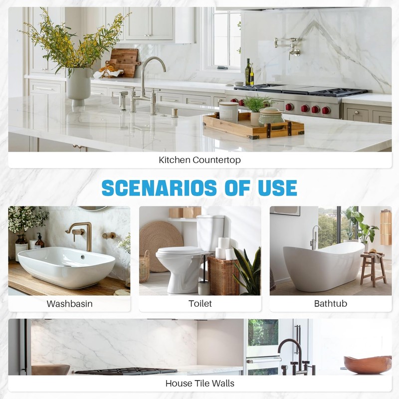 NZDWZDN White Tub and Tile Paint, 17.6oz Tub and Tile