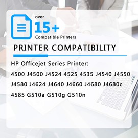 NineLeaf 10 Pack Remanufactured High-Yield Tri-Color Ink Cartridge Compatible for HP 901XL 901 XL CC656AN OfficeJet G510g J4524 J4580 J4680c J4624 J4660 J4640 J4540 Printers