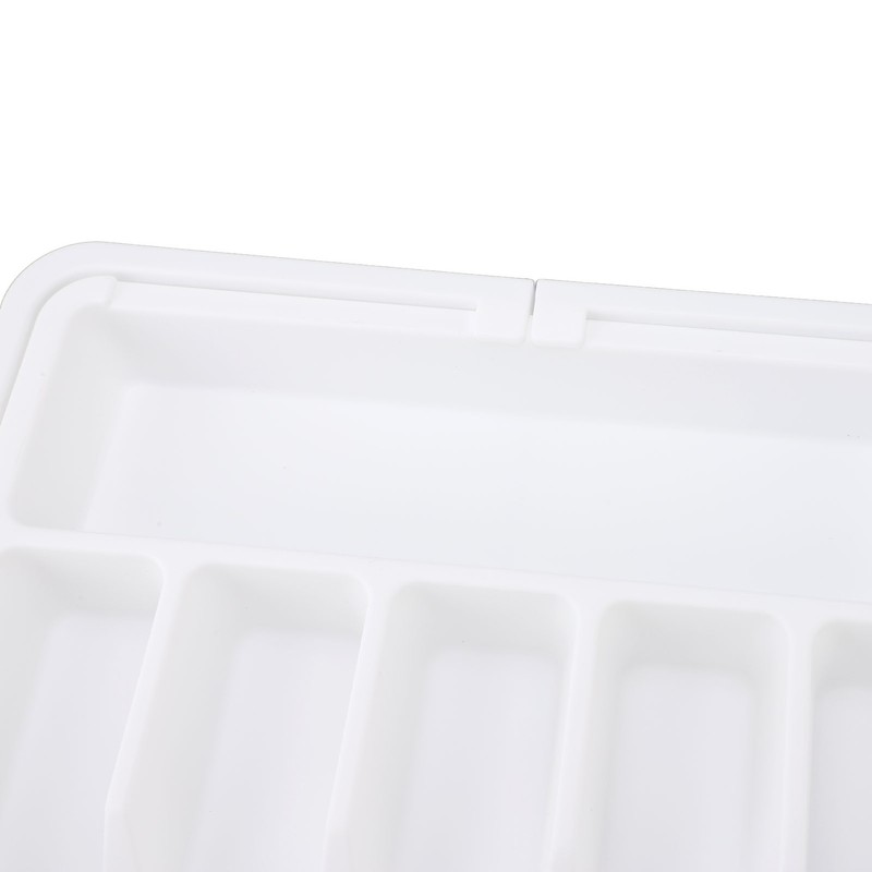 Expandable Utensil Tray Multi Compartments Space Saving Expandable Kitchen Drawer