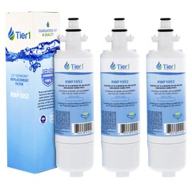 Tier1 ADQ36006101 Refrigerator Water Filter 3-pk | Replacement for LG LT700P, ADQ36006102, Kenmore 46-9690, 469690, ADQ36006101-S, WSL-3, FML-3, RFC1200A, Fridge Filter
