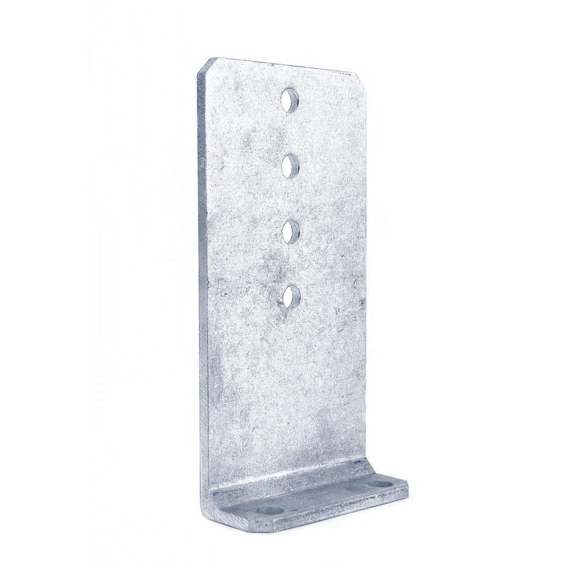 (2) 10" Aluminum L-Type Boat Trailer Bunk Bracket Kit with