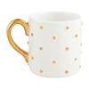 Mud Pie All Over Dots Ceramic Mug; 16 oz