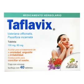Taflavix 100 Mg 40 Tableta(s) Sin Sabor