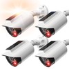 BNT Solar Powered Fake Security Camera, Bullet Shape Fake Surveillance