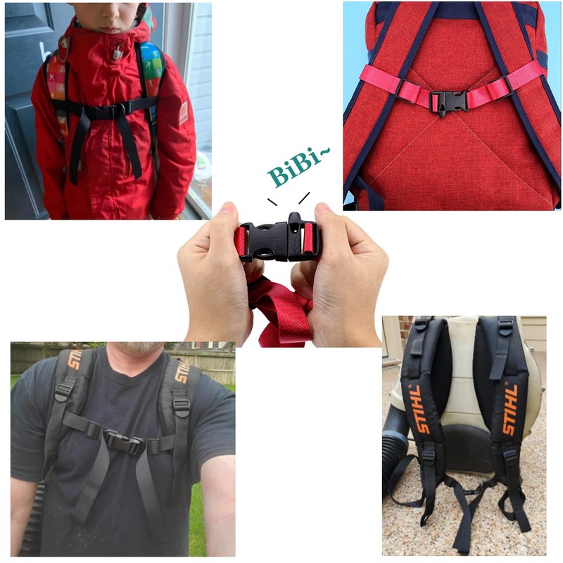 MOOCY Universal Backpack Chest Strap Heavy Duty Adjustable Backpack Sternum