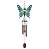 Sunset Vista Designs 93823 Collection Solar Wind Chime, Butterfly, 38-inch