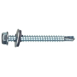 The Hillman GroupThe Hillman Group 35174 Hex Washer Head Self-Drilling Screw w/Neoprene Washer 12-14 x 2 20-Pack
