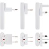 Inline USB Travel Power Supply Charger 65 W, Flat, Dual