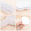 Framendino, 1 Pack Rhinestone Handheld Mirror Bling Cosmetic Dazzling Portable