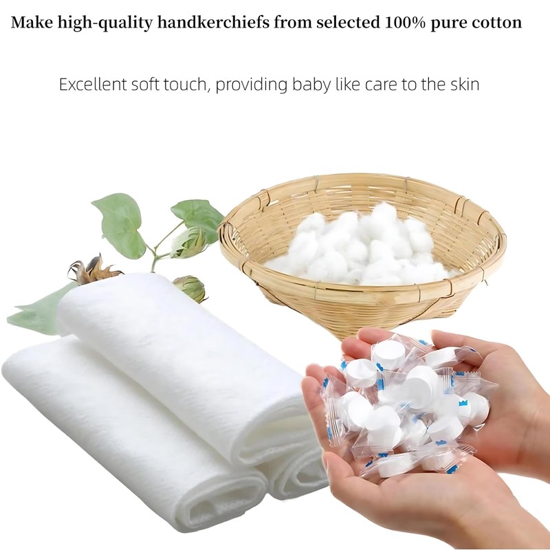 ProBytes 50 Pcs Compressed Cotton Magic Tissue 28x22cm - 1p