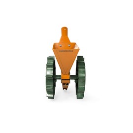 VAROMORUS Corn Beans Vegetable Metal Seeder 2-Row Manual Onion Radish Beets (1-Row)